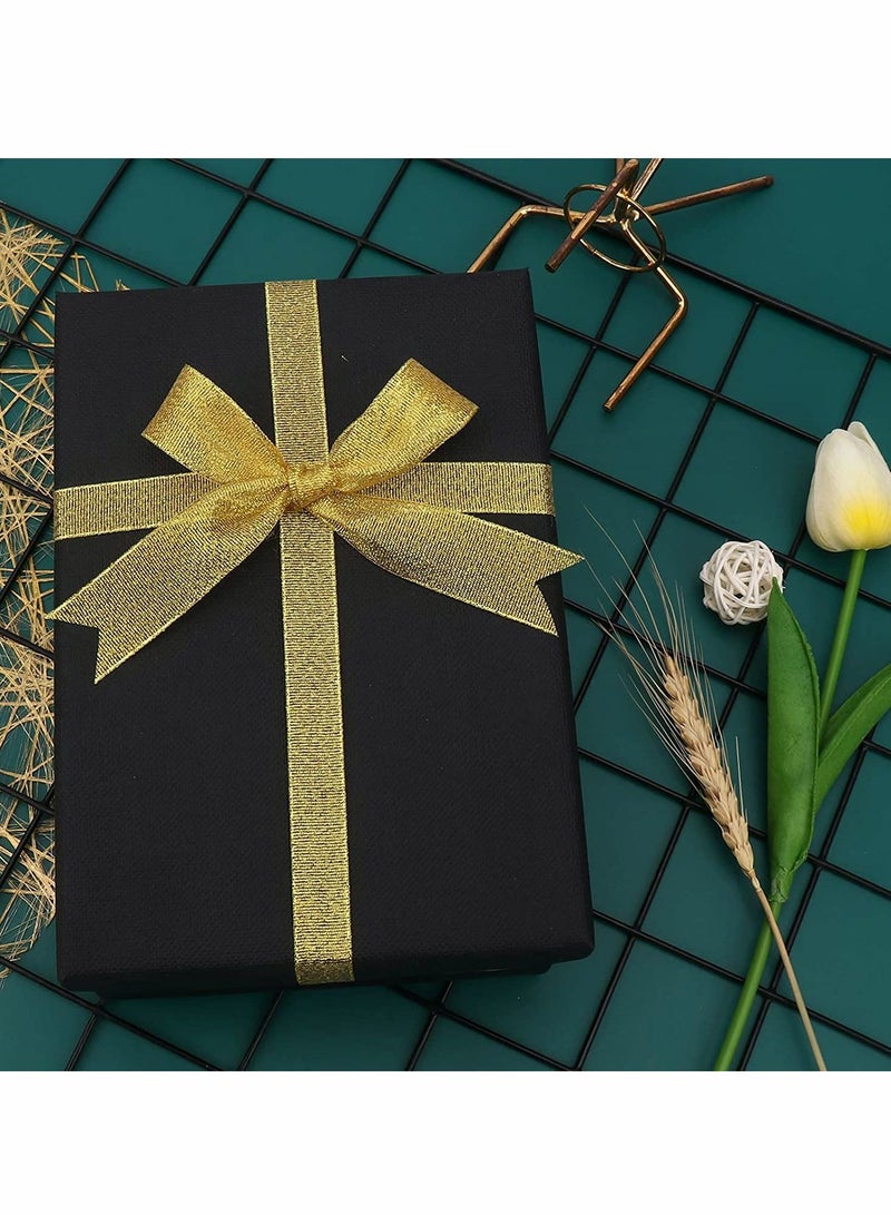 Excefore 25 Yards Glitter Metallic Ribbon 1" Wide Ribbon Valentine's Day, DELFINO Sparkly Fabric Ribbon Gift Ribbon Thin Ribbon - Image 2