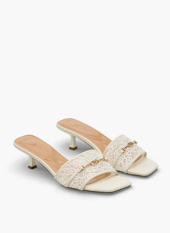 سيليست Women Kitten Heel Sandals