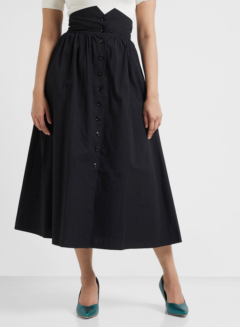 Khizana High Waisted A-Line Skirt  - Image 2