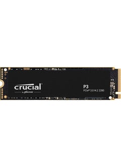 Crucial P3 4TB M.2 PCIe Gen3 NVMe Internal SSD - Up to 3500MB/s - CT4000P3SSD8 Black