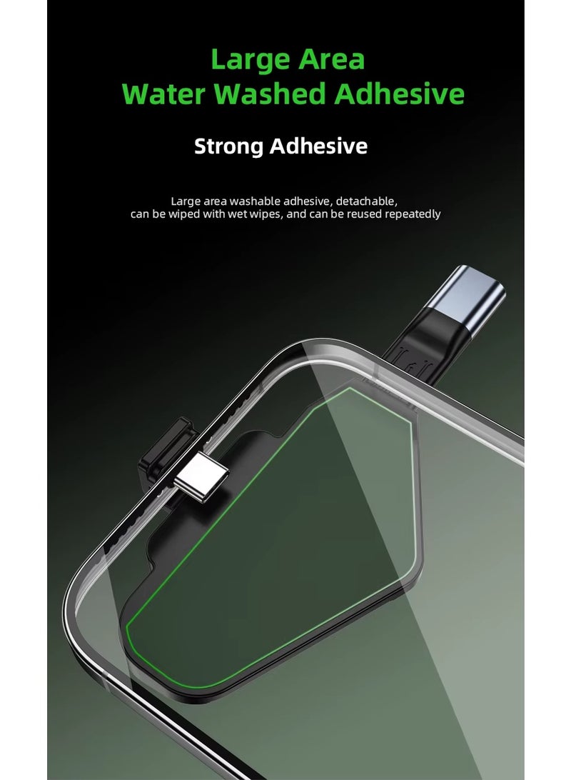 piva PIVA PW10 Type-C Mobile Phone Adapter, Long Backward Bend, Supports 60W Charging, Supports 4K Video Transfer at 60Hz, Compatible with All iPads, Most Tablets, Some Android Devices with Type-C Port, iPhone 15, iPhone 16, Black  - Image 5