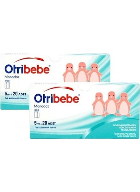 Otribebe Monodose Sea Water 5ml x 20 Pieces - 2 Boxes 