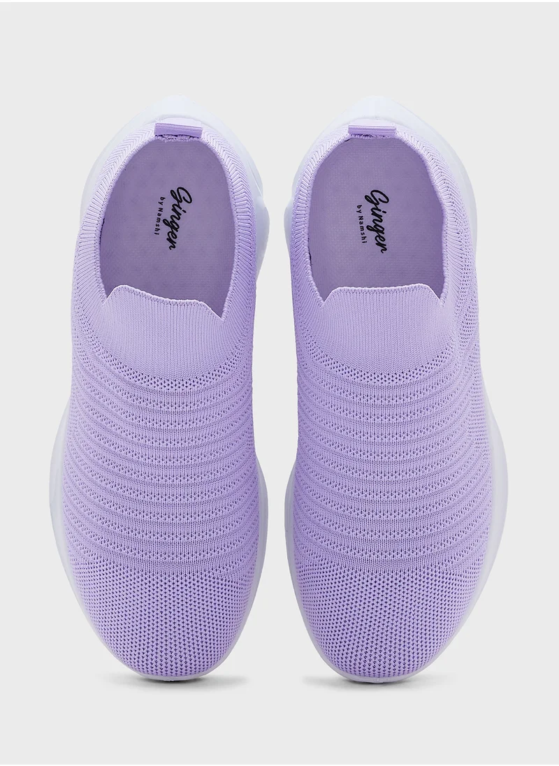 جينجر Fy Knit Slip On Comfort Shoes