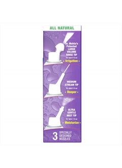 NeilMed NasaMist All in One Multi Purpose Saline Spray, 6.3 Fl Oz  - Image 2