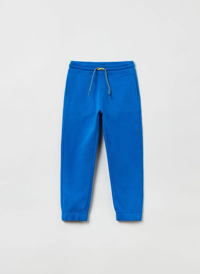 او في اس OVS Plush Joggers With Drawstring