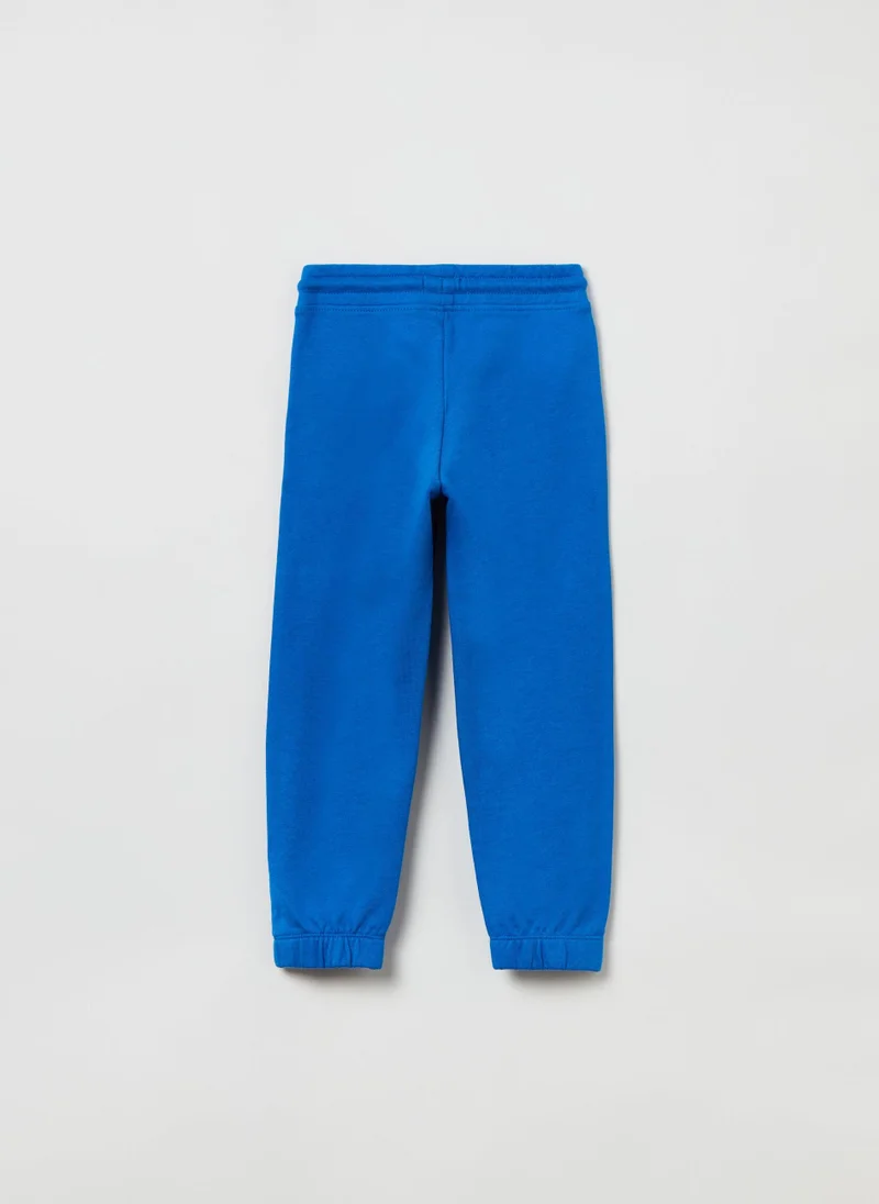 او في اس OVS Plush Joggers With Drawstring