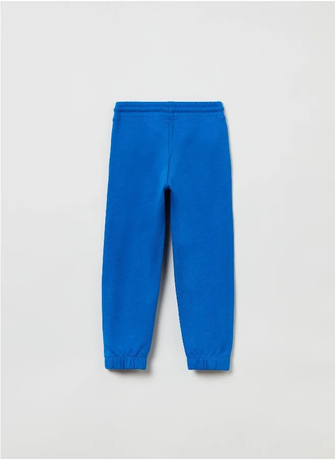 او في اس OVS Plush Joggers With Drawstring