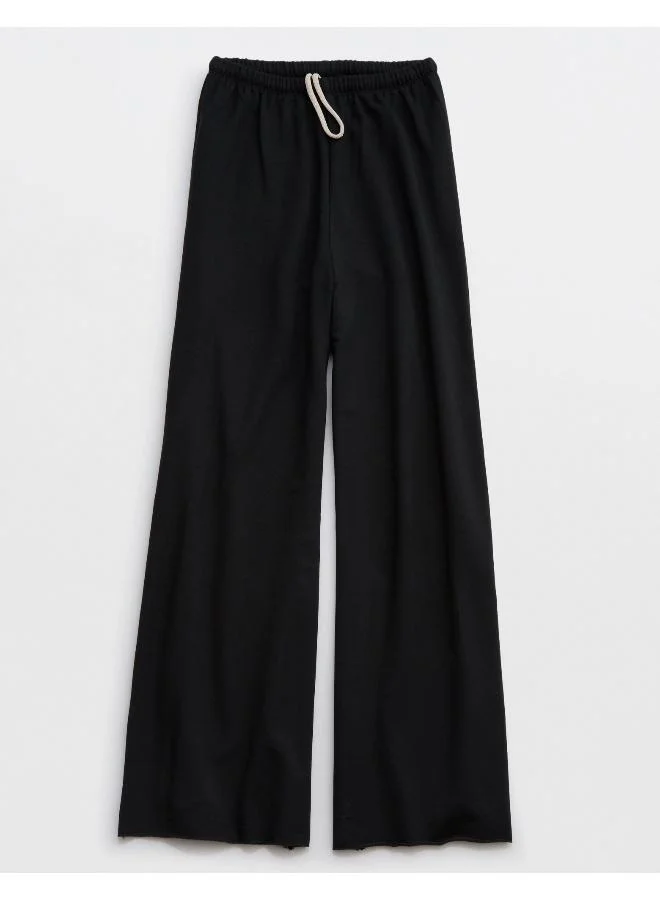 Aerie OFFLINE By Aerie OTT Fleece Super Wide Leg Pant