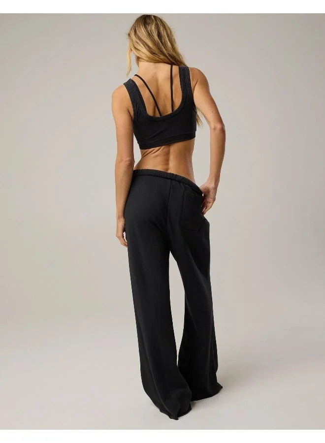 Aerie OFFLINE By Aerie OTT Fleece Super Wide Leg Pant