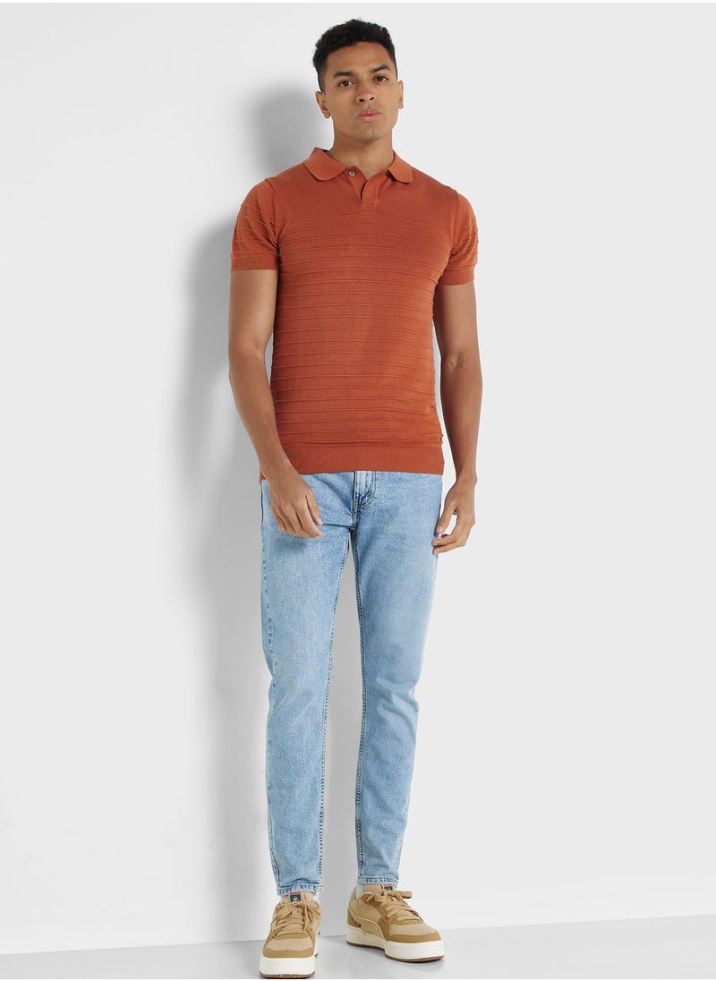 Robert Wood - Knit Polo Shirt - Image 1