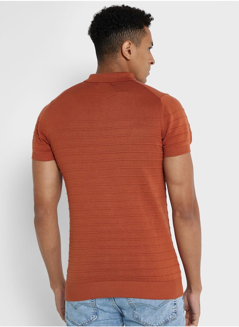 Robert Wood - Knit Polo Shirt - Image 1