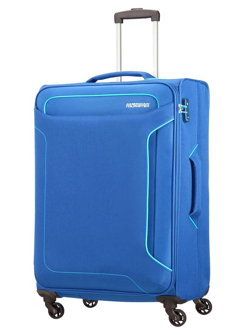AMERICAN TOURISTER Holiday SP 68cm TSA-Approved Navy Soft Spinner – Lightweight, Secure & Stylish Travel Companion - Image 1