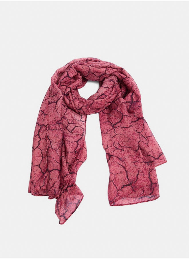 DALYDRESS Women Scarf - Dark Pink 