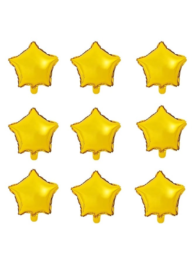 MOWO Star-shaped Balloon,10" Gold Foil Balloon Mylar Balloon,Pack of 50 - Image 2