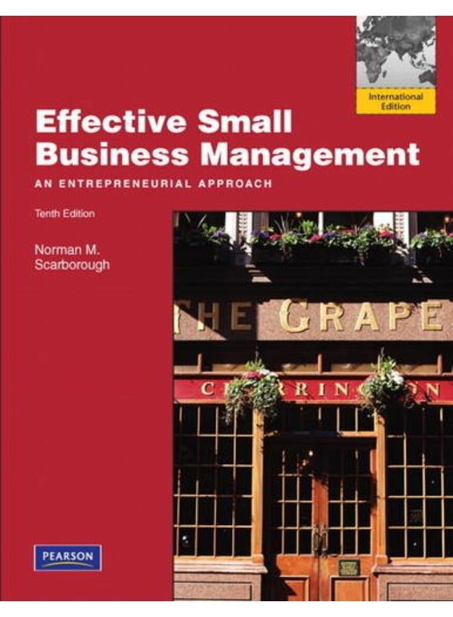 Effective Small Business Management: International Edition