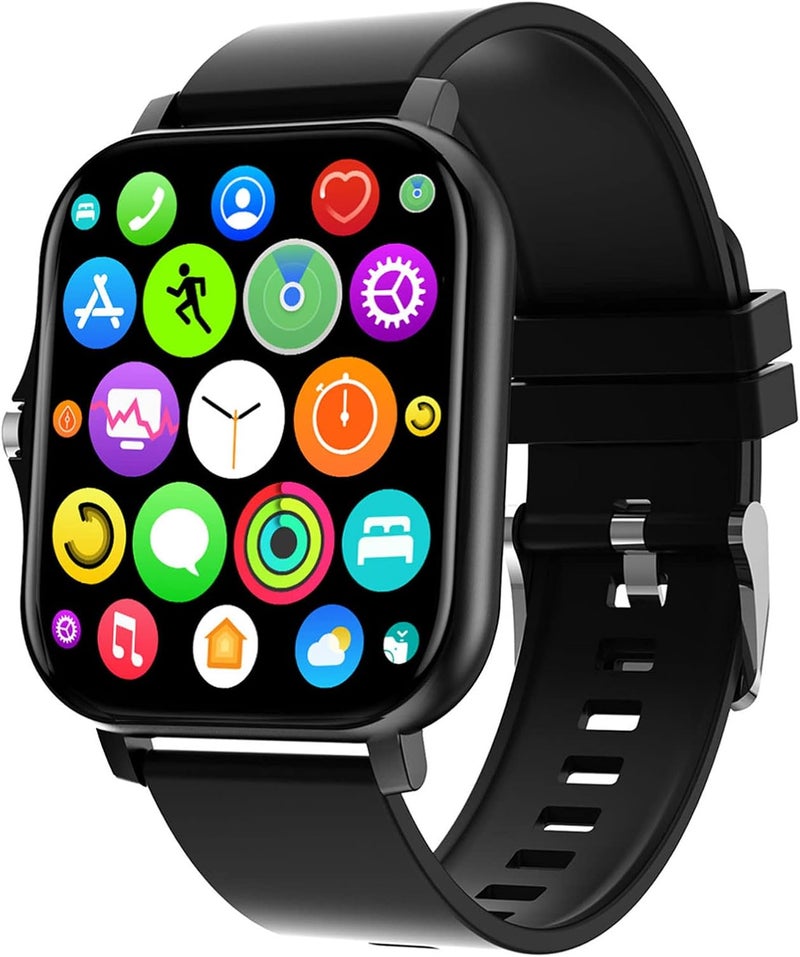 كلاراكو ساعات GT55 الذكية، ساعات رياضية أنيقة طويلة الأمد مقاومة للماء IP67، مراقبة صحة النوم، ساعة لياقة بدنية مع عداد خطوات للياقة البدنية اليومية للنساء والرجال - Image 1