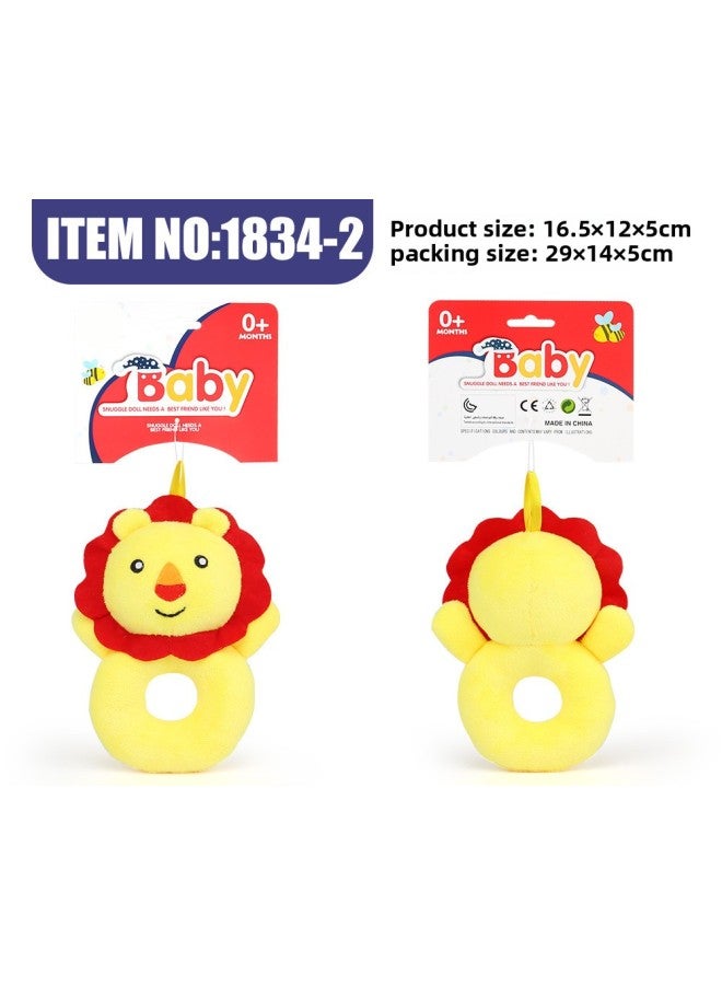 Cartoon Creative Animal Hand Rattle Bell Toy Hand Ring Hand Stick Sound Bell Baby Baby Comfort Hand Doll Toy-Color:1834-2(30CM)-Specifications:20cm-32cm  - Image 1
