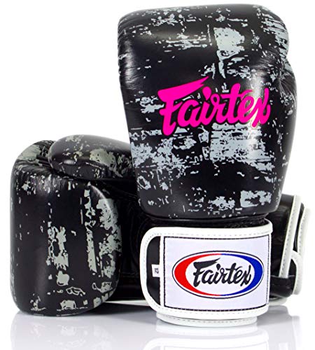 Fairtex BGV1 Muay Thai Boxing Training Sparring Gloves for Men Women Kids Premium Quality Light Weight Shock Absorbent 12 oz Boxing Gloves Dark Cloud - Image 1