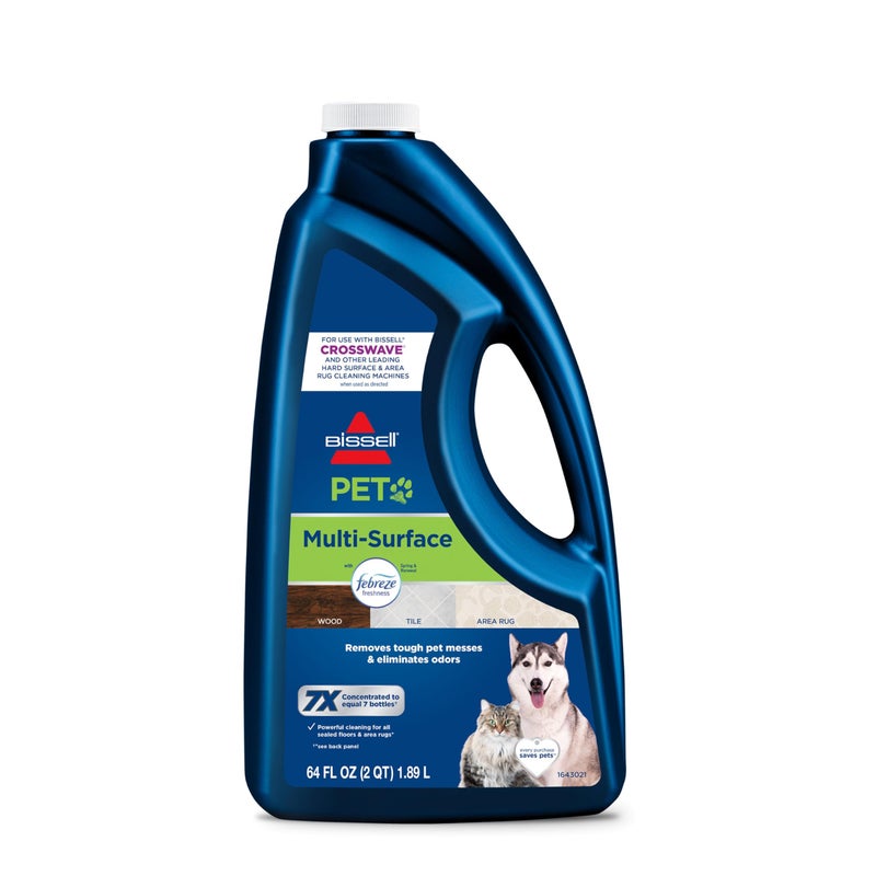 Bissell Multi-Surface Pet Formula with Febreze Freshness, 22951, 64 Fl Oz, Use on Sealed Hard Floors, and Area Rugs, Removes Tough Messes, Febreze Freshness - Image 1