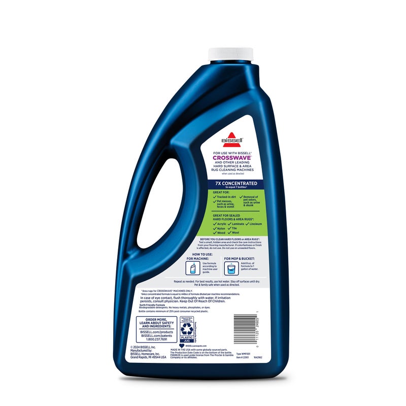 Bissell Multi-Surface Pet Formula with Febreze Freshness, 22951, 64 Fl Oz, Use on Sealed Hard Floors, and Area Rugs, Removes Tough Messes, Febreze Freshness - Image 2