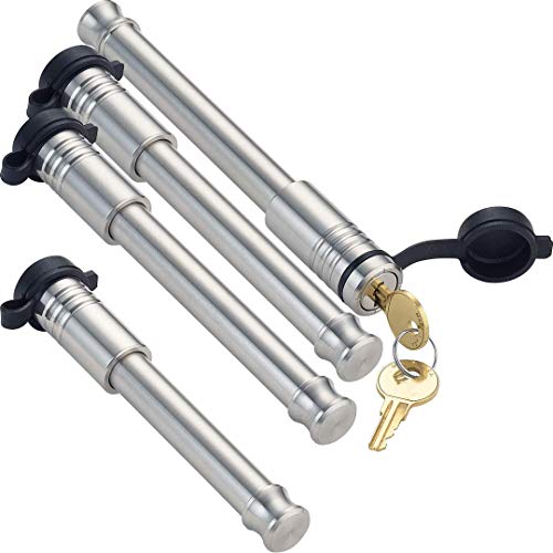 InfiniteRule Security 61775 4 Pack Mixed 25 Keyed Alike Hitch Locks for BW 2 25 Tow and Stow 10K LB 18K LB Includes Receiver Lock for 20 Or 25 Receiver
