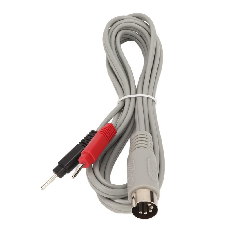 klarako 2m Electrode Wires, 5P Plug Tinsel Wire Electrode Cable for TENS Unit Therapeutic Massage Machine - Image 1