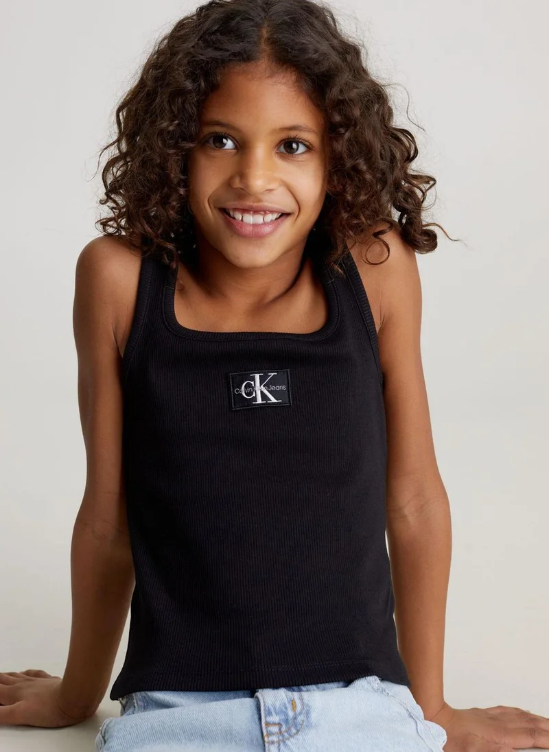 Calvin Klein Jeans Youth Square Neck Tank Top