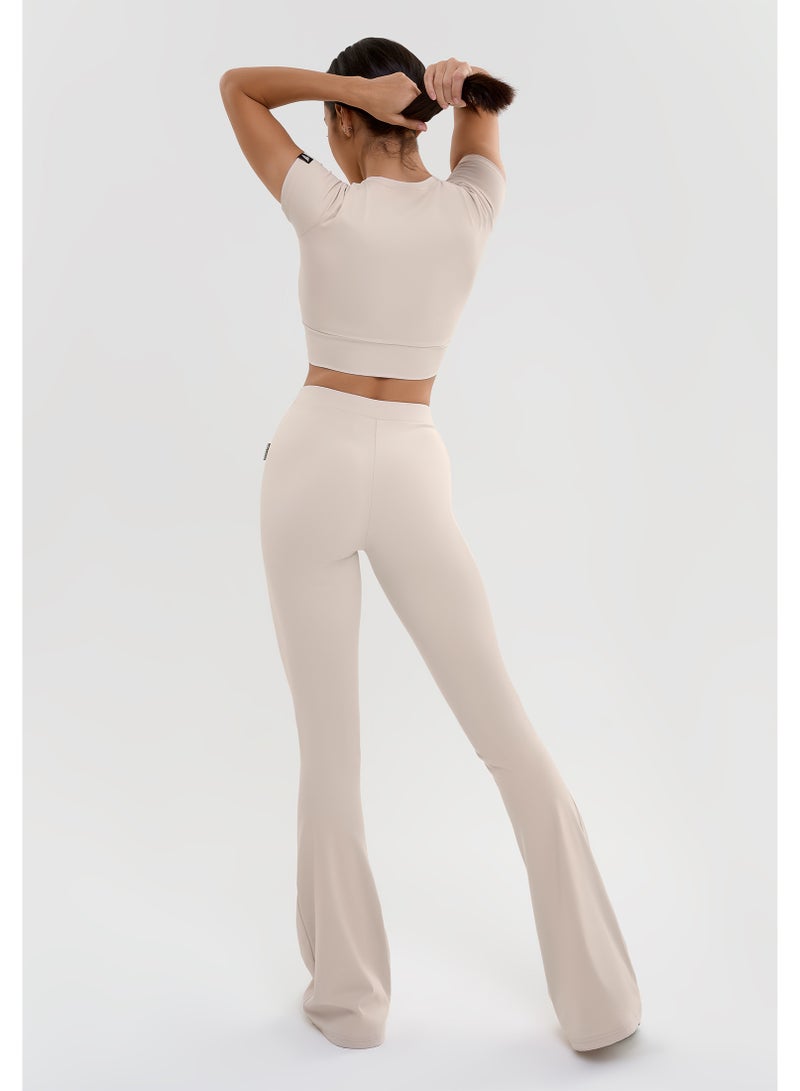 Bona Fide High Waisted Flare Leggings for Women – Push Up Tummy Control Yoga Pants – Shaping Workout Leggings - Image 2