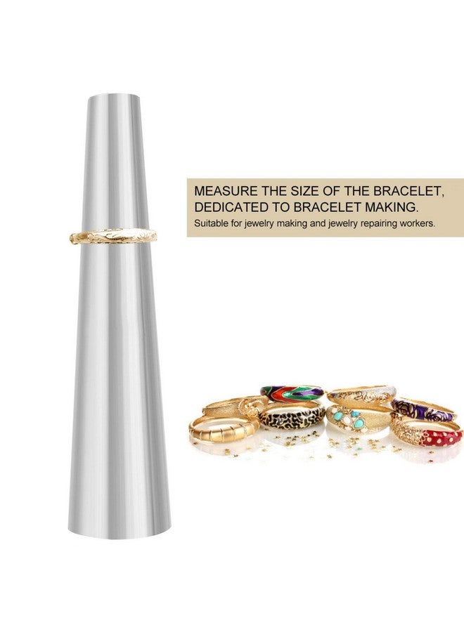 Voluxe Stainless Steel Bracelet Mandrel, Round Bracelet Mandrel, Rubber Jewelry‑repair Workers for Jewelry‑makers - Image 5