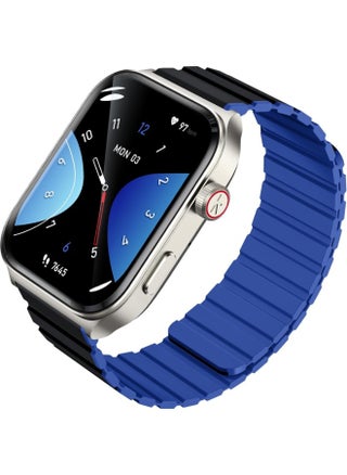 Smart calling watch Ks2 ,2.01” AMOLED Touch Screen,24/7 Heart Rate Monitor,100 Sports Modes, Water Resistant android iOS, Midnight Blue - pzsku/Z160CEF11BAD8C401802EZ/45/_/1732004673/288a91e2-c52a-4ca1-93fb-33a5bb506f01