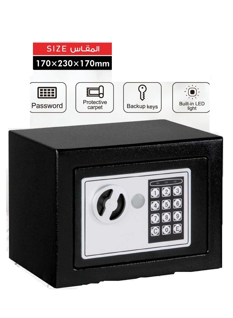 Electronic Safety Locker Black