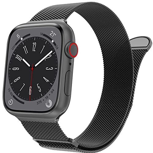 MARGE PLUS Compatible with Apple Watch Band 38mm 40mm 41mm 42mm 44mm 45mm 46mm 49mm Women Men, Stainless Steel Mesh Loop Magnetic Clasp Replacement for iWatch Series 11 10 9 8 7 6 5 4 SE3 SE2 Ultra 3 - Image 1