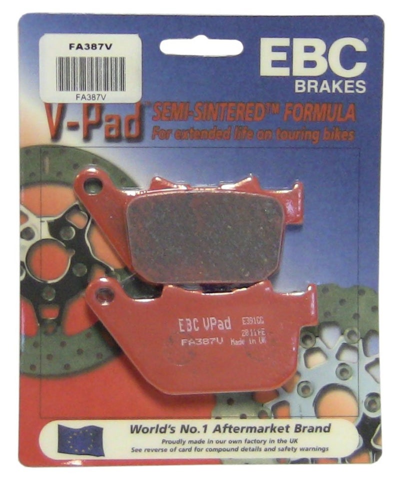 وسادة فرامل قرص EBC Brakes FA387V شبه ملبدة