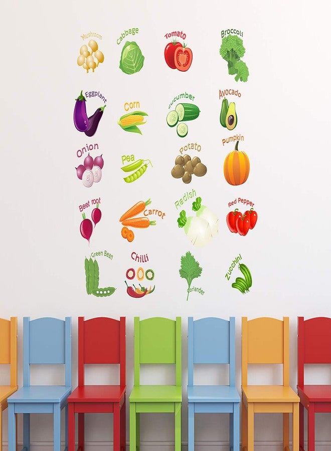 Wallstick Vegetables Collection wallstickers (Vinyl 80 cm x 80 cm) - Image 2