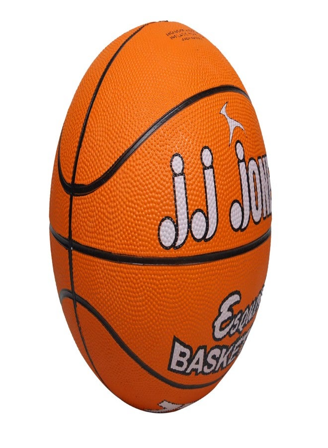 Jonex JJ Basketball for Indoor-Outdoor Training Basketball Esquire Size 7 (Orange) (MYC) - Image 4