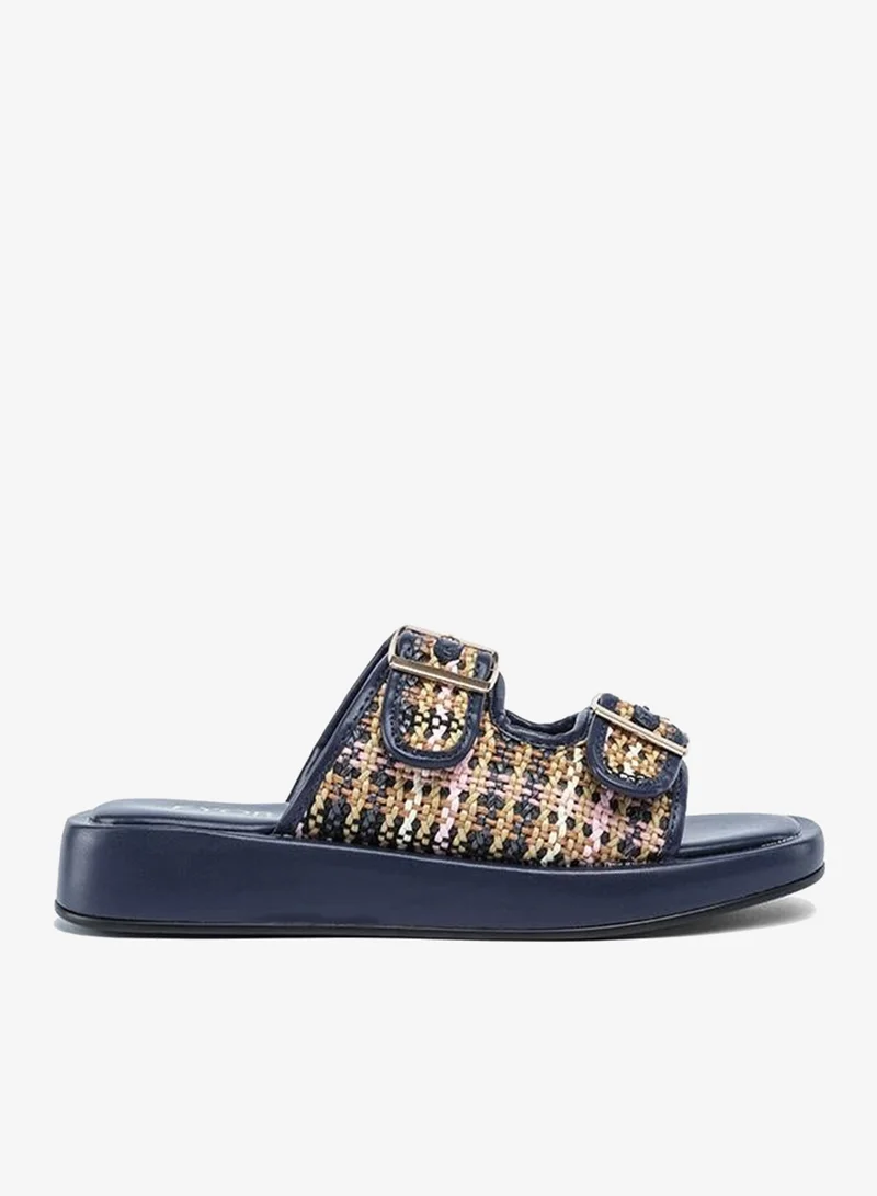 فايور Stylish Patterned Double-Buckle Sandal AJ 015