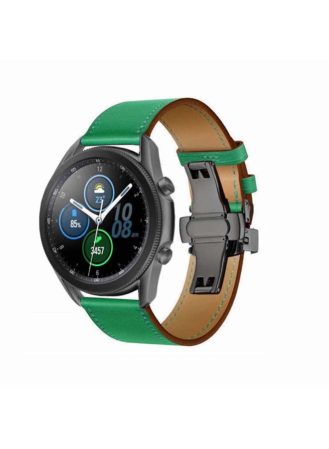 بيرفيي سوار بديل من الجلد الطبيعي لساعة سامسونج جالاكسي 3 مقاس 45 مم متعدد الألوان - Image 2