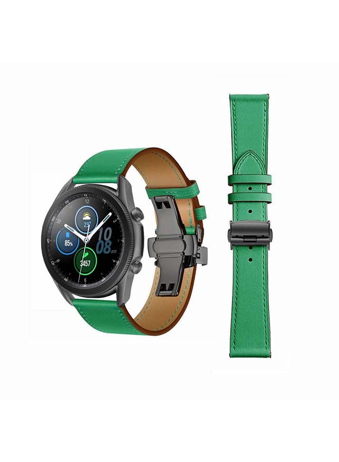 بيرفيي سوار بديل من الجلد الطبيعي لساعة سامسونج جالاكسي 3 مقاس 45 مم متعدد الألوان - Image 1