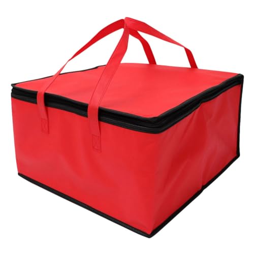 SOLUSTRE SOLUSTRE Insulated Food DeliveryBags Grocery Pizza Tote Bag Pouch Foldable Heavy Duty Storage Container For Hot And - Image 2