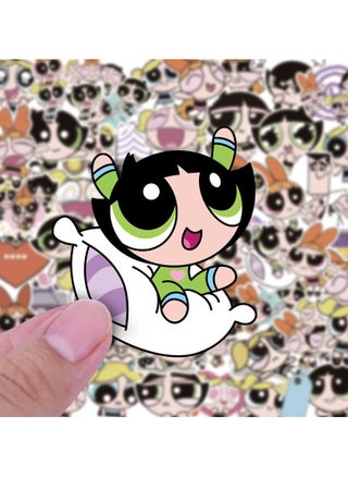 50 ملصقًا للكمبيوتر الدفتري Powerpuff Girl، جرافيتي، حقيبة، كوب ماء، كمبيوتر، مقاوم للماء، نمط صغير - pzsku/Z160D3FECFF6EF5A28621Z/45/_/1703574249/e2c75b3e-1838-4e34-ae04-f10b5c49da1b