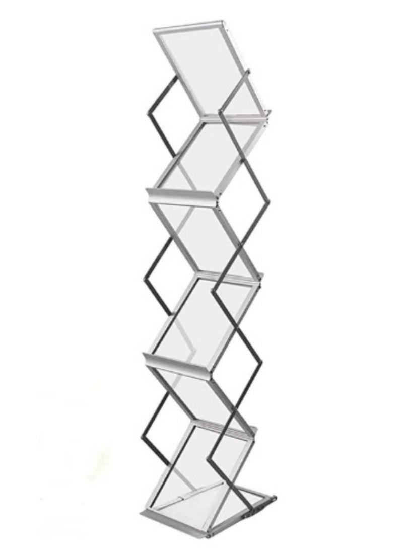 HAOWINS-PAN Foldable Literature Holder,A4 Brochure Stand,apply to Trade show, Fair, Conference, Office Showroom  - Image 1