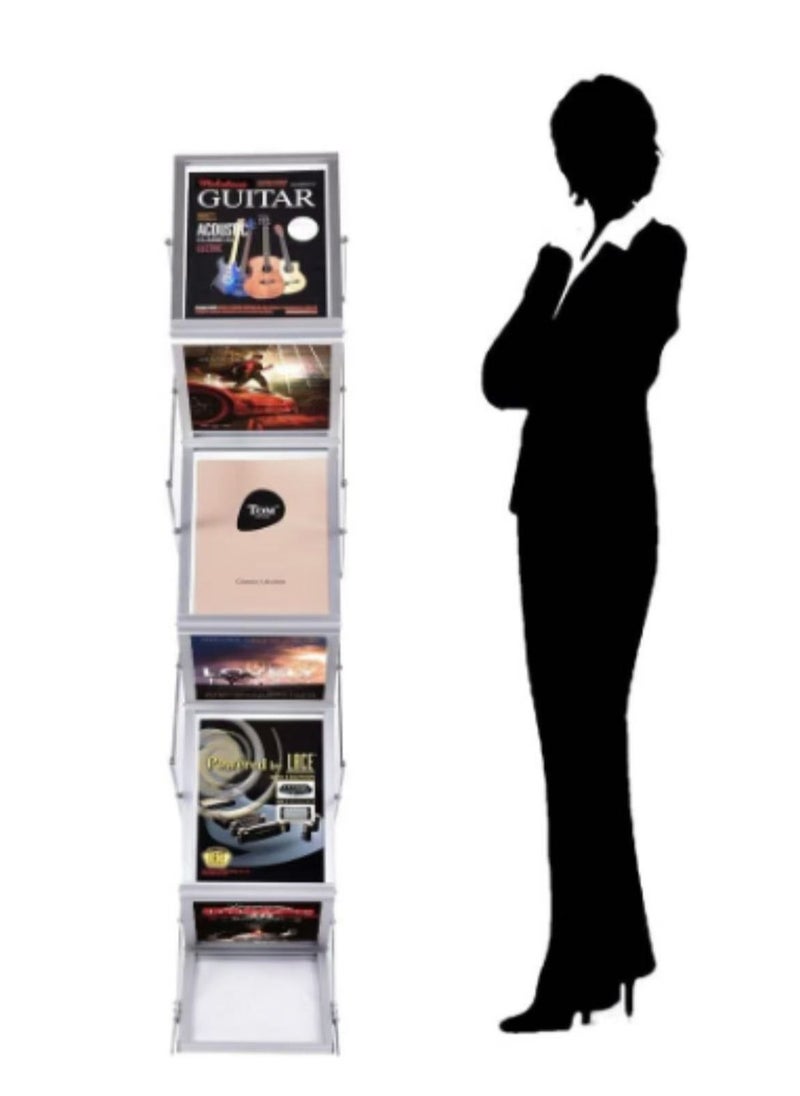HAOWINS-PAN Foldable Literature Holder,A4 Brochure Stand,apply to Trade show, Fair, Conference, Office Showroom  - Image 4