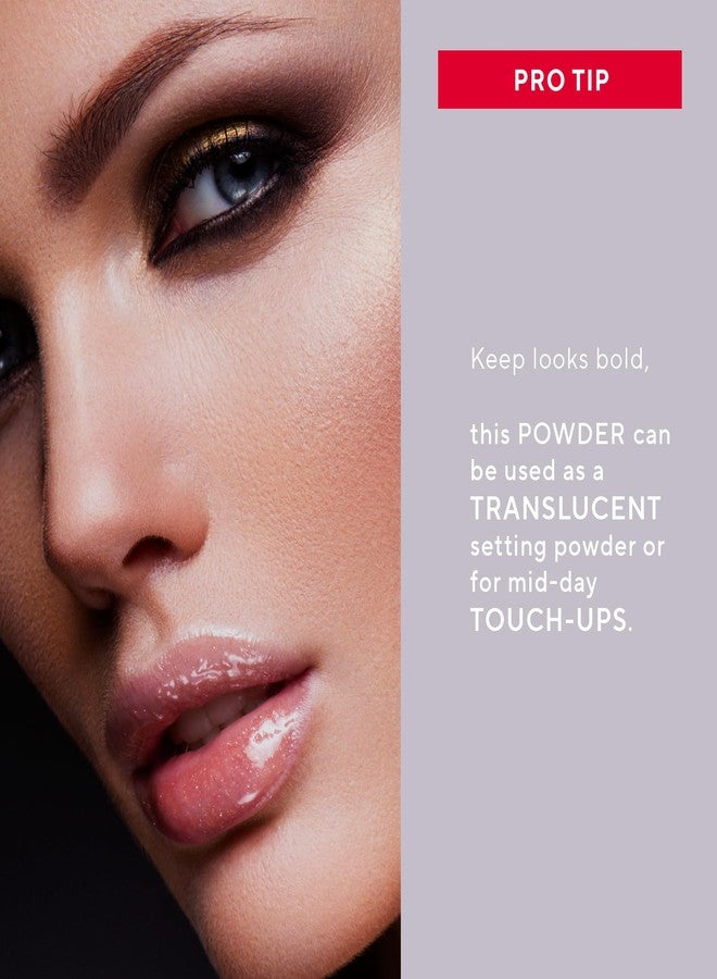 Mirabella Universal Pressed Setting Makeup Powder, Glow by Mirabella Beauty - Translucent Matte Setting Powder Infused with Hyaluronic Acid & Collagen with Lightweight, Flawless Finish - Blurring, Anti-Aging & - Image 3