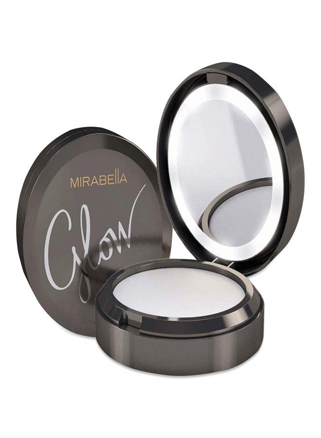 Mirabella Universal Pressed Setting Makeup Powder, Glow by Mirabella Beauty - Translucent Matte Setting Powder Infused with Hyaluronic Acid & Collagen with Lightweight, Flawless Finish - Blurring, Anti-Aging & - Image 1