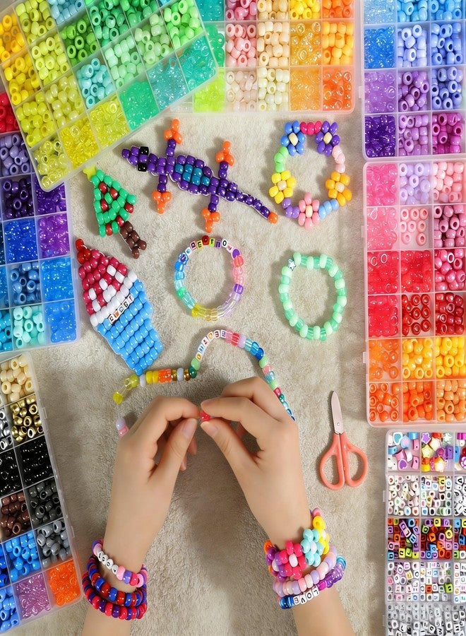 Redtwo 7 Boxes Pony Kandi Beads for Bracelet Making Kit - Image 4