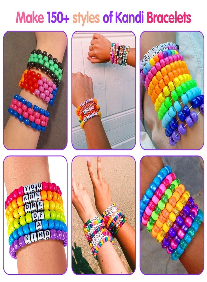 Redtwo 7 Boxes Pony Kandi Beads for Bracelet Making Kit - Image 5