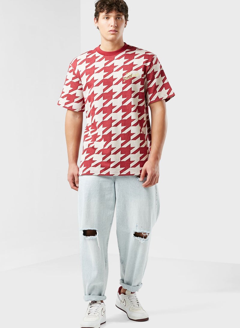 ذا هاندريدز تيشيرت مطبع بياقة دائرية - Image 4