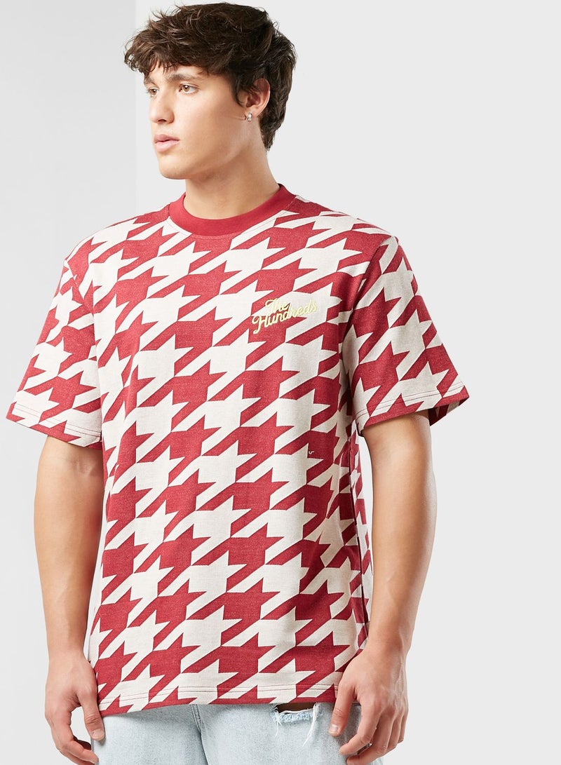 ذا هاندريدز تيشيرت مطبع بياقة دائرية - Image 1