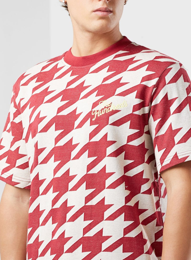 ذا هاندريدز تيشيرت مطبع بياقة دائرية - Image 3