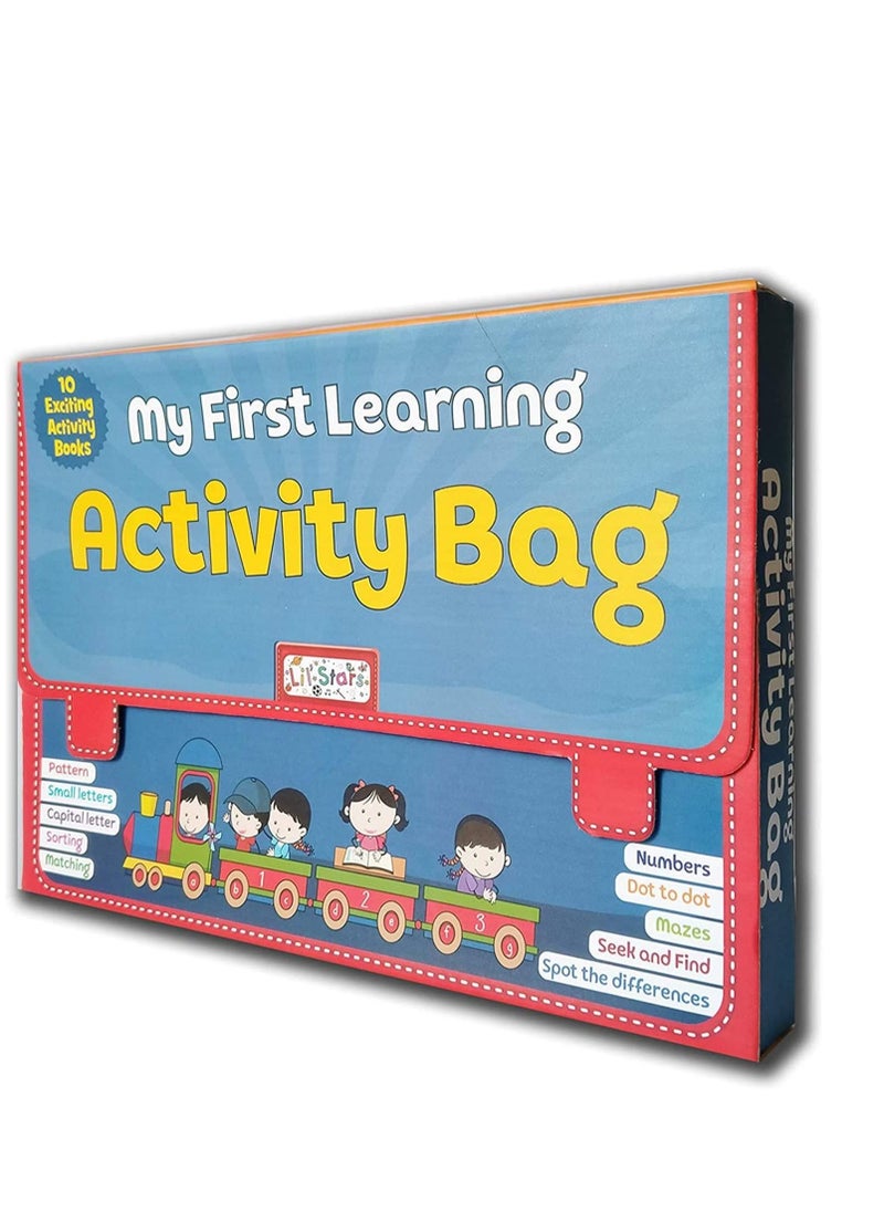 PEGASUS - Kid's My First Learning Bag Activity Books Set of 10 - Image 1